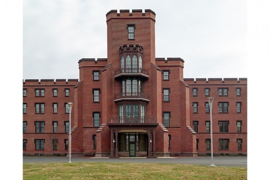 Hospital Saint Elizabeths, trecho da fachada norte [The Library of Congress]