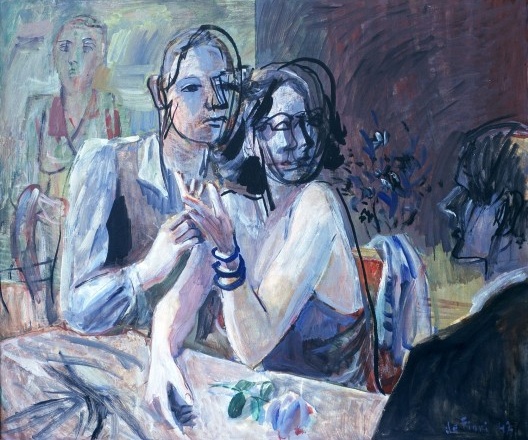 Ernesto de Fiori, O jantar, 1942<br />Imagem divulgação  [Acervo do Museu de Arte Brasileira – Faap]