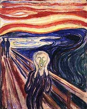 O Grito, Edvard Munch, 1893. Têmpera s/ prancha [XXIII Bienal Internacional de São Paulo]