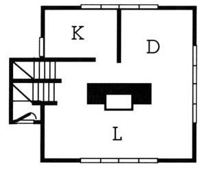 Esquema The Prairie Square Versus, Frank Lloyd Wright.  [WRIGHT, Frank Lloyd]