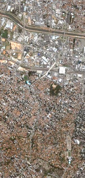 Foto aérea de São Paulo [Google Maps]