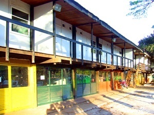 Alojamentos da UnB feitos usando sistema padronizado de construção (Sérgio Rodrigues, 1962)<br />Foto Danilo Matoso Macedo 