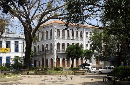 Solar São Luís, atual Edifício São Luís, sede da Caixa Econômica Federal, projeto de reforma, adequação e restauro, arquiteto Antonio Pedro Alcântara e Dora Alcântara, 1978-1982<br />Foto Chico Otoni 
