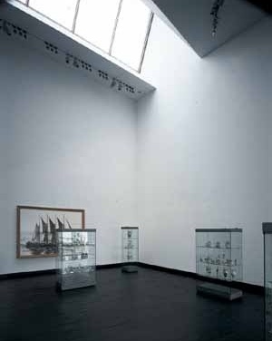 Sala de exposições temporárias<br />Foto Daniel Malhão 