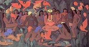 Batizado de Macunaíma, Tarsila do Amaral, 1956