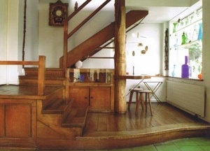 Casa Chascona, interior do salão principal<br />Foto Rodrigo Díaz Wichmann 