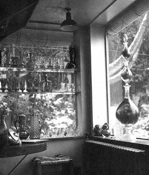 Objetos em La Chascona<br />Foto autor desconhecido (possivelmente Matilde Urrutia) 