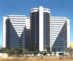 Edifício em Brasília<br />Foto Abilio Guerra 