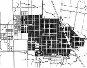 Área urbanizada em Curuzú Cuatiá em 1967