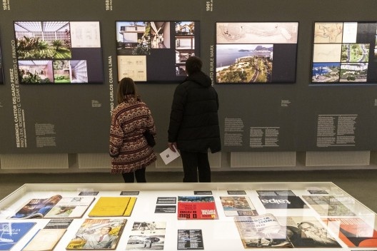 Exposição “Infinito vão – 90 anos de arquitetura brasileira”, Casa da Arquitectura – Centro Português de Arquitectura, Matosinhos<br />Foto ITS_Ivo Tavares Studio 