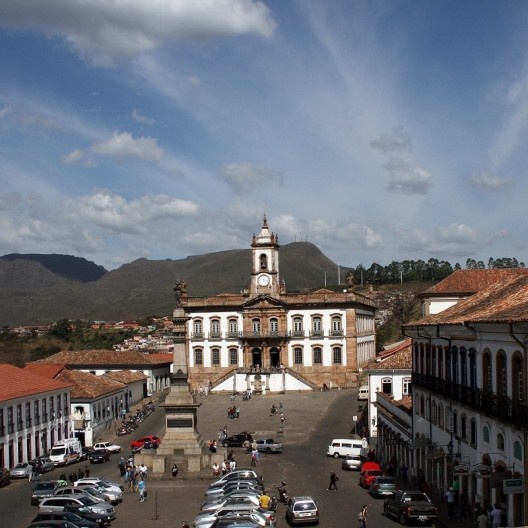 Casa de Câmara e Cadeia, Praça Tiradentes, Ouro Preto MG<br />Foto Abilio Guerra 