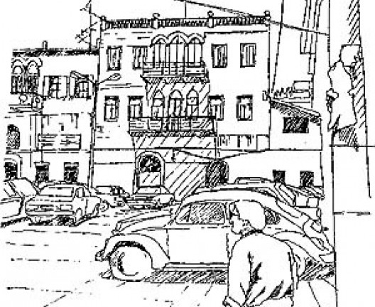 Croquis de cenas da Nazareth reabilitada