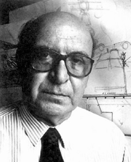 Arquiteto Clorindo Testa, 1990<br />Foto Freddy Massad 