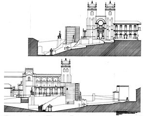 Fig. 21 - Casa dos 24, alçados, Anteprojeto, 1996