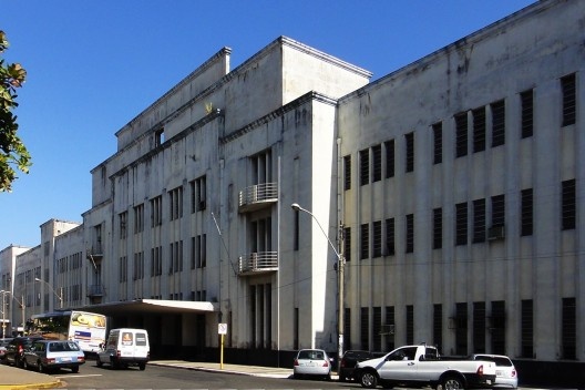 Estação da EFNOB, complexo ferroviário, Bauru<br />Foto Antonio Zagato  [Acervo UPPH/SEC/SP]