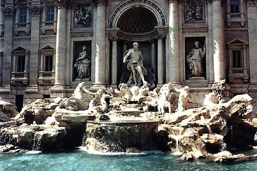 Piazza Navona, Roma: som das águas das fontes<br />Foto P A Rheingantz 