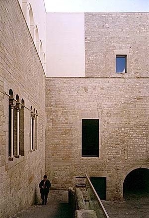 Museu Picasso, pátio<br />Foto: Institut Amatller d’Art Hispànic / Arxius MAS / Arxiu Fotogràfic Municipal 