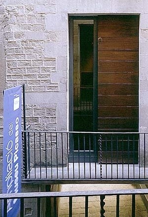 Museu Picasso, transformação da fachada, balcão no primeiro piso<br />Foto: Institut Amatller d’Art Hispànic / Arxius MAS / Arxiu Fotogràfic Municipal 