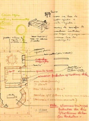 Casa Tipo A – planta [Arquivo do Instituto Lina Bo e Pietro Maria Bardi]