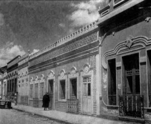 Rua do centro do Crato, situação anterior [Acervo da Prefeitura Municipal de Crato]