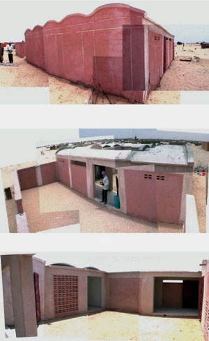 Vista das habitações construídas (fotografias do arquiteto José Javier Legarra) [informesdelaconstruccion.revistas.csic.es]