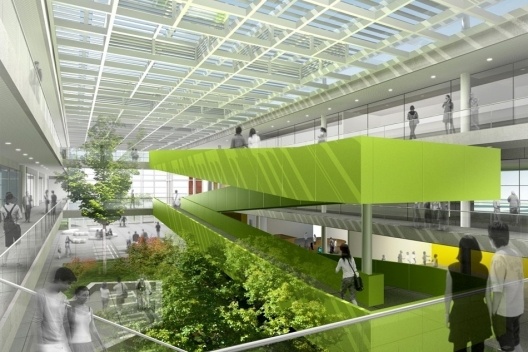 Concurso de Propostas Arquitetônicas para o futuro SESC Guarulhos, 1º lugar. Arquitetos Renato Dal Pian e Lilian Dal Pian, 2009<br />Imagem escritório 