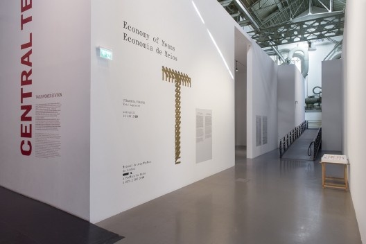 Exposição “Economia de meios”, Trienal de Arquitetura de Lisboa 2019<br />Foto Fabio Cunha 