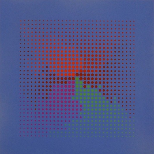 Almir Mavignier, <i>Deformed Square Exacta</i>, 1955, serigrafia<br />Imagem divulgação 