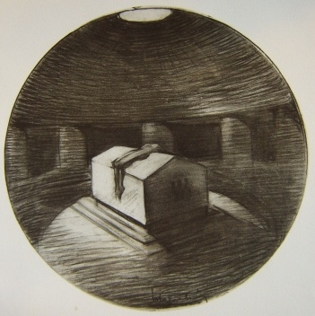 Il Sarcofago dei Martiri. Capella dei caduti fascisti. Palazzo del Littorio, Op. Cit,. Biblioteca Instituto Italiano di Cultura di Buenos Aires.
