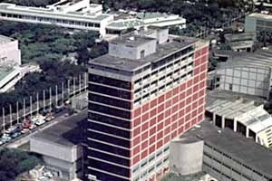 Biblioteca Central, Ciudad Universitaria de Caracas, Carlos Raúl Villanueva, 1952-1953 [Website Centenário Villanueva]