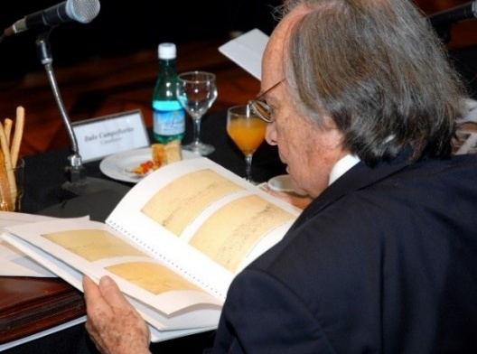 Ítalo Campofiorito na reunião do Conselho Consultivo do Iphan, dia 27 de novembro de 2008, Paço Imperial, Rio de Janeiro<br />Foto Oscar Liberal  [Acervo Iphan]