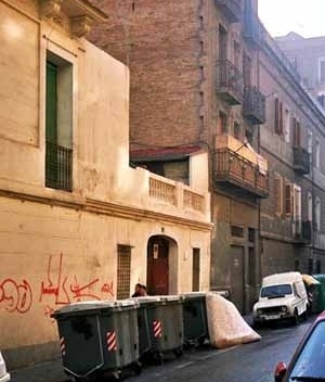Vista del barrio barcelonés de Poble-Sec.<br />Foto do autor 