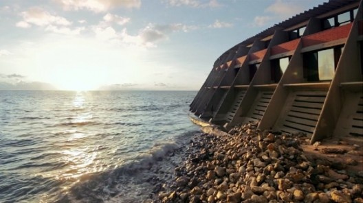 Hotel Tambaú, João Pessoa, 1962. Arquiteto Sérgio Bernardes<br />Foto divulgação  [documentário <i>Bernardes</i>]