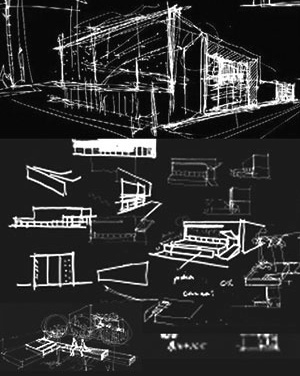 <br />Croquis da autora 