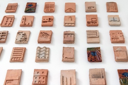 Exposição 250 Arquiteturas Americanas, curadoria de Fernando Lara e Coletivo Goma Oficina, 11a Bienal de Arquitetura de São Paulo, São Paulo 2017<br />Foto Lauro Rocha 
