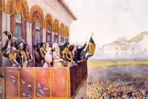 Coroação de Dom Pedro I, Jean Baptiste Debret [Estado de São Paulo]