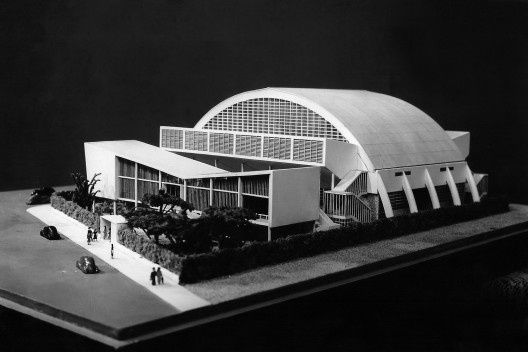 Clube Atlético Santista, maquete, Santos. Arquiteto Oswaldo Corrêa Gonçalves<br />Foto divulgação 