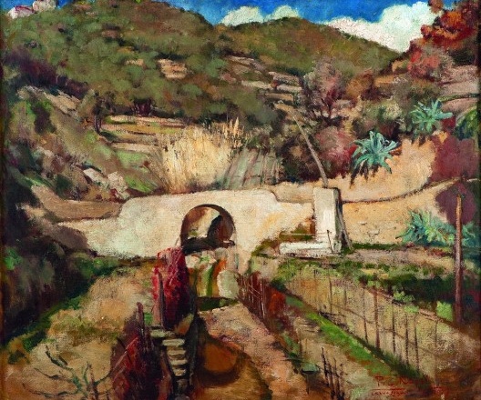 Paulo Rossi Osir, Velha ponte, 1927<br />Imagem divulgação  [Coleção Museu de Arte Contemporânea USP]