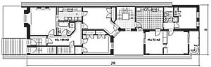 Triplex da Rua Parc: planta original [David Morin]
