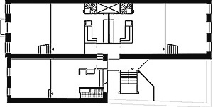 Sobrados da Rua Vigário Tenório: primeiro pavimento [Locus Arquitetura]