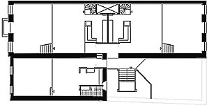 Sobrados da Rua Vigário Tenório: segundo pavimento [Locus Arquitetura]