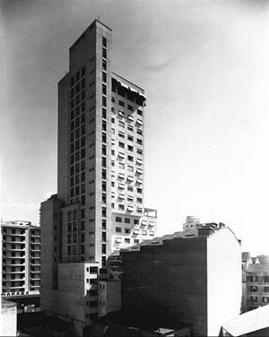 Hotel Excelsior, Avenida Ipiranga [Acervo Digital Rino Levi – FAU PUC-Campinas]