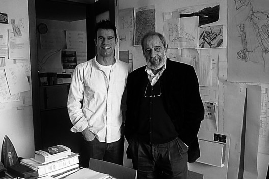 Álvaro Siza e Hugo Oliveira<br />Foto Pedro Frutuoso 