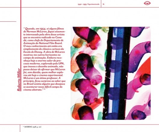 Página do livro <i>Trajetória do cinema de animação no Brasil</i>, de Ana Flávia Marcheti<br />Imagem divulgação 