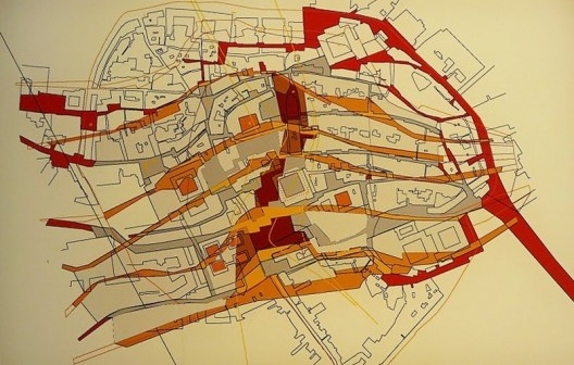 La Cittá della Cultura a Santiago de Compostela, 1999, projeto de Peter Eisenman<br />Imagem divulgação  [TOSCANI, Chiara. <i>Le forme del vuoto</i>, 2011]