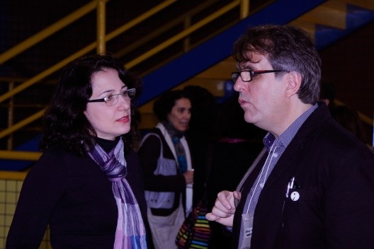 Sérgio Marques, no intervalo das conferências<br />Foto Michelle Schneider 