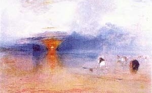"Por do sol", Joseph Turner.  [John Ruskin and the Victorian Eye. Nova York, Harry Abrams, 1993, p. 124]