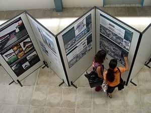 Mostra de Projetos de Arquitetura ocorrida durante o evento