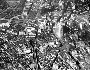 Centro Velho, por volta de 1930