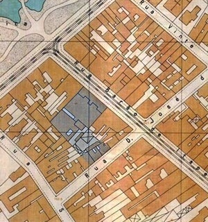 Mapa Sara Brasil. Edifício e Galeria Califórnia, 1951/55